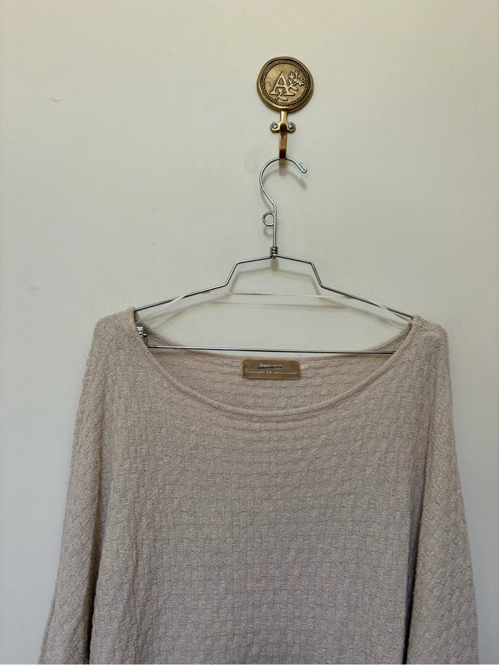 NWOT Free People Free-est Rowan Sweater Short Set Size Large